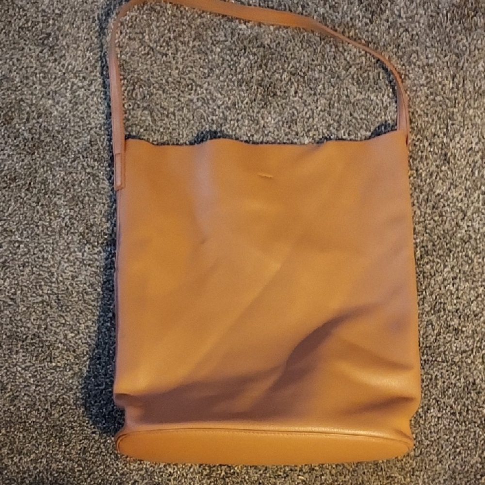 OAK + FORT Tan Shoulder Bag